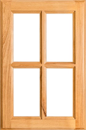 4 French Lite Glass Cabinet Door 4 French Lite Glass Cabinet Door